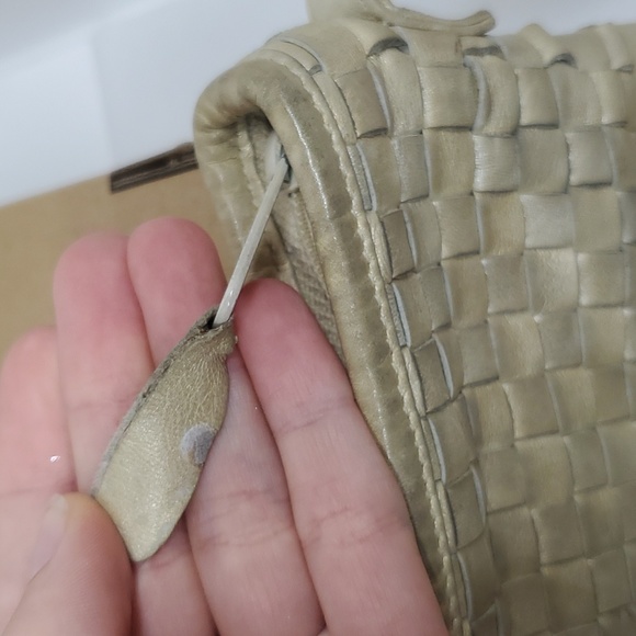 Carlos Falchi Metallic Woven Crossbody - Picture 5 of 8